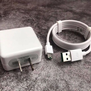 Bộ sạc siêu nhanh oppo vooc chân micro dùng cho oppo f7 f9 f11 a5s .... pkđ