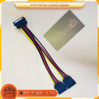 Cáp chia cổng sata 15pin sang 2 cổng sata 15pin Cáp chia cổng sata 15pin - dây chuyển nguồn trong cpu - sata to 2 sata
