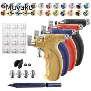 Muvako Dụng cụ xuyên thấu Helix, Thiết kế chuyên nghiệp Khuyên tai, Thép Stud Thiết bị xuyên tai vô trùng an toàn Sụn tai