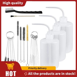 24 chiếc súng xịt làm sạch bộ sơn xịt vệ sinh bộ xịt sơn 500ml nhựa bóp rửa chai ống chai bàn chải sơn bộ vệ sinh