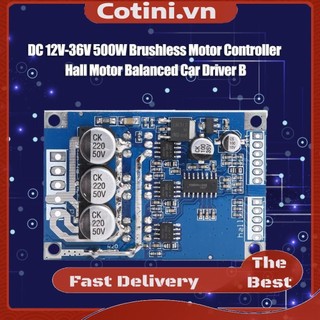 Bộ điều khiển không chổi than DC 12V-36V Hall Motor Balanced Car Driver Board Mô-đun 500W