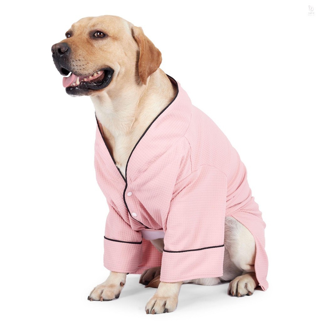 Áo choàng tắm cho chó Bộ đồ ngủ cho thú cưng Spa Quần áo ngủ cho chó nhỏ vừa lớn