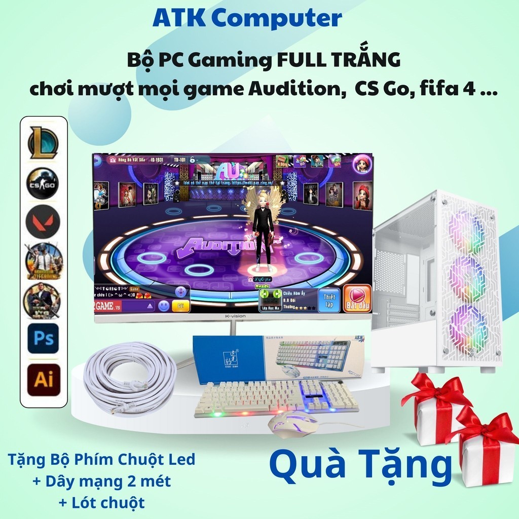 Bộ Máy Tính Case PC Chơi Game LOL Fifa GT5 Valorant Đột Kích Với Card rời GTX 7xx  (Chip i5,i7 SSD 256G) - ATK Computer | BigBuy360 - bigbuy360.vn