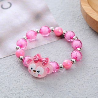 Vòng tay đính cườm thủ công dành cho trẻ em, Vòng tay thỏ dễ thương hoạt hình Sanrio, Vòng tay Star Dailou