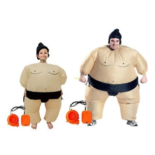 Youn Bơm Hơi Sumo Thổi Lên Trang Phục Đảng Trang Phục Đạo Cụ Tiếp Liệu Mới Lạ Gag Đồ Chơi Sân Khấu Đảng Chống Đỡ Cho Nam Nữ S L S