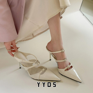 Yyds giày cao gót nữ đi chơi giày sandal cao gót thanh lịch sang trọng độc lạ trẻ trung fyt2430g02 12z240320