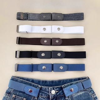 Thắt lưng quần jean thời trang Hàn Quốc Thắt lưng vải lười Unisex