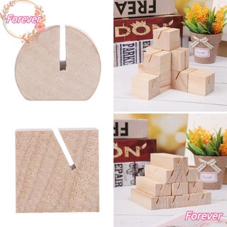 Set 1 / 3 kẹp gỗ giữ thẻ số / ảnh để bàn trang trí tiệc cưới thời trang