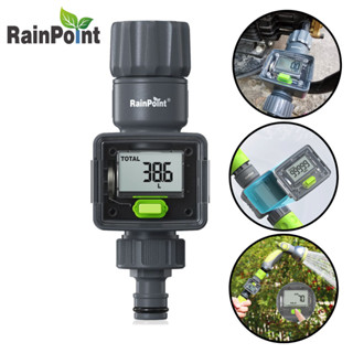  Đồng Hồ Đo Lưu Lượng Nước Chính Hãng RainPoint Cho Ống Nước Theo Dõi Lượng Nước 