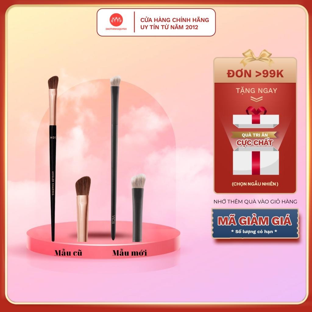 Cọ Tạo Khối Sống Mũi Đầu Dẹt Vacosi Angled Shading N01