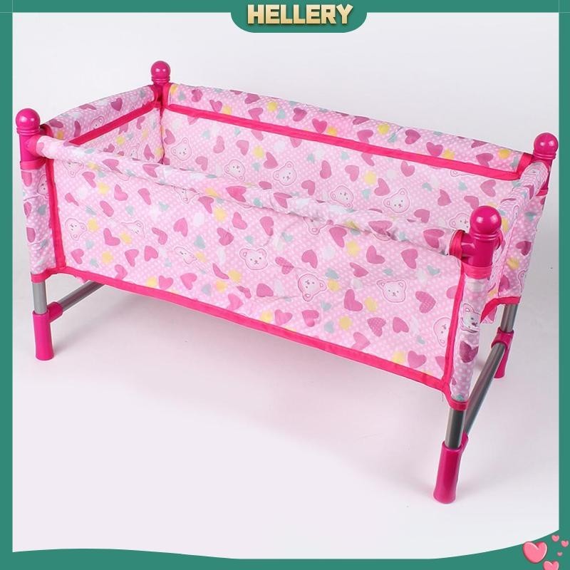 Bộ đồ giường đáng yêu, dành cho búp bê inch, cũng dành cho nhà búp bê Đồ nội thất phòng ngủ cho trẻ sơ sinh Trang trí đồ chơi
