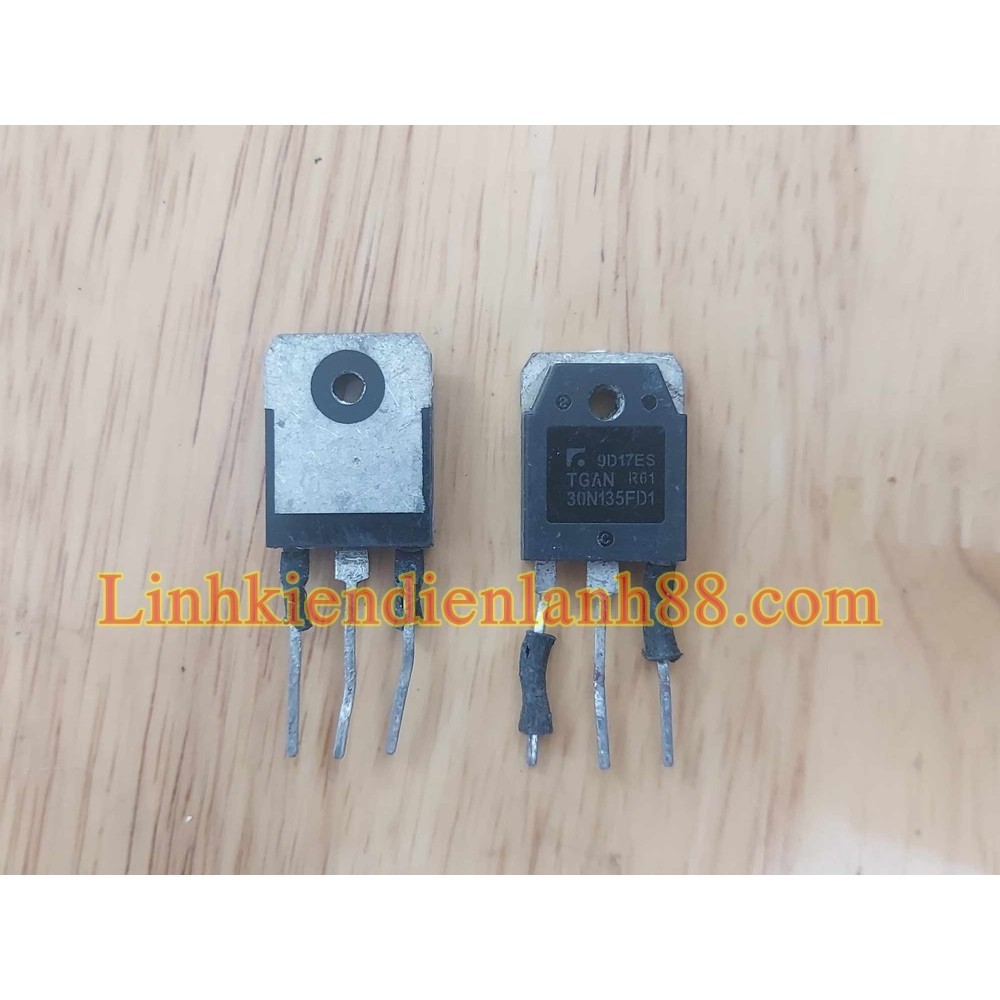 IGBT Bếp từ 30N135 TGAN30N135FD1 30A 1350V TO-3P tháo máy.