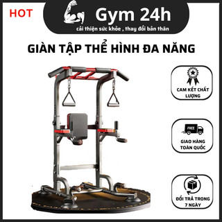 Giàn tập thể hình đa năng Gym24h M212 Cao Cấp kết hợp được 15 bài tập chuyên nghiệp như phòng gym