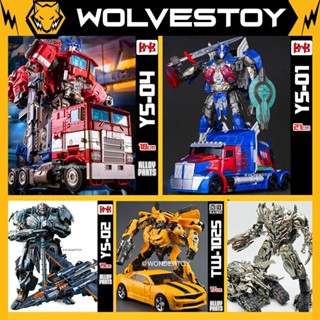 Mô Hình Transformers Optimus Prime, Bumblebee, Megatron Robot Biến Hình Xe Hơi, Máy Bay, Xe Tăng