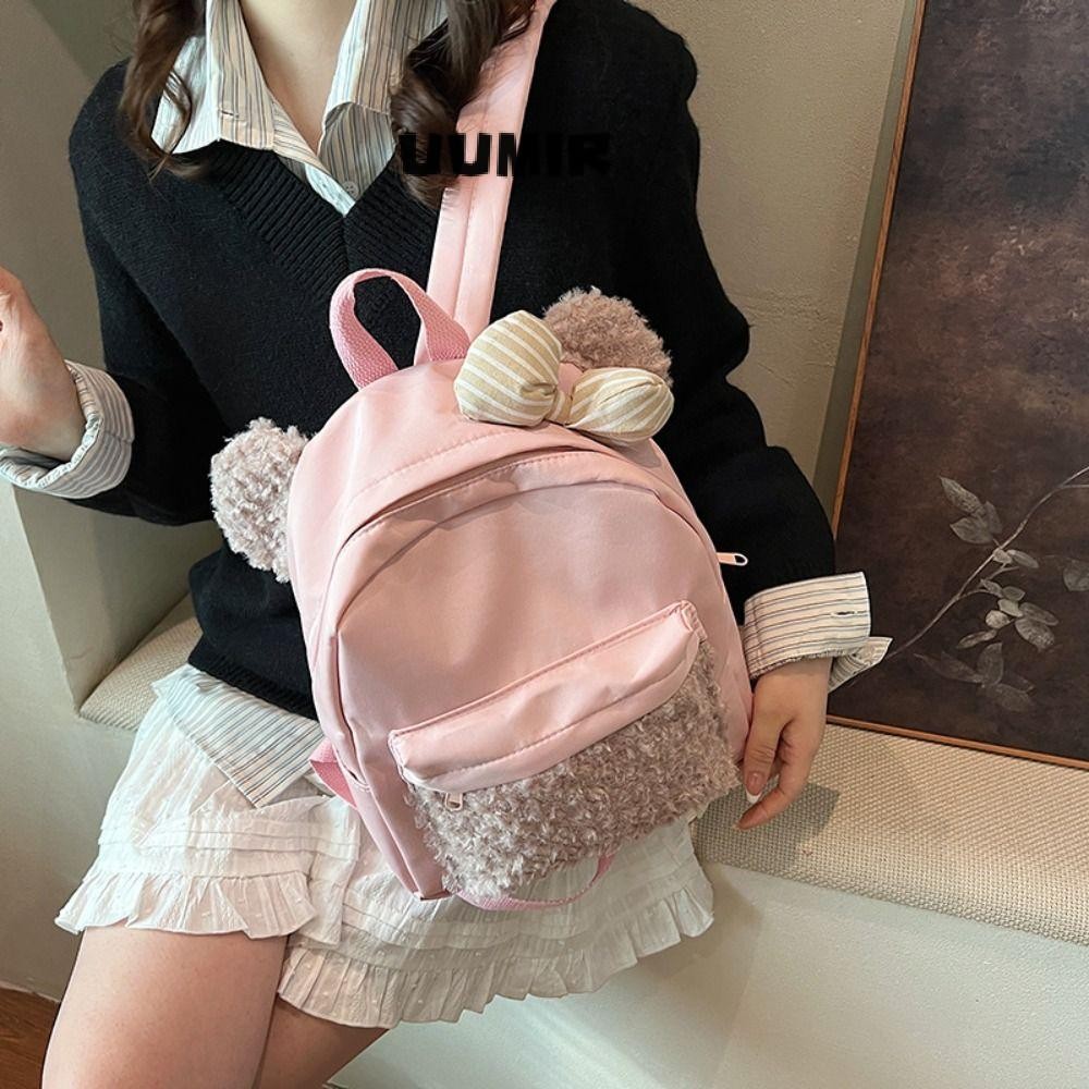 Túi đi học UUMIR, Ba lô học sinh 12 inch đẹp mắt, Túi sách sức chứa lớn nhẹ Nhật Bản dễ thương dành cho bé gái
