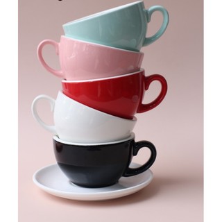 BỘ TÁCH CAPPUCCINO 250ML – HỒNG