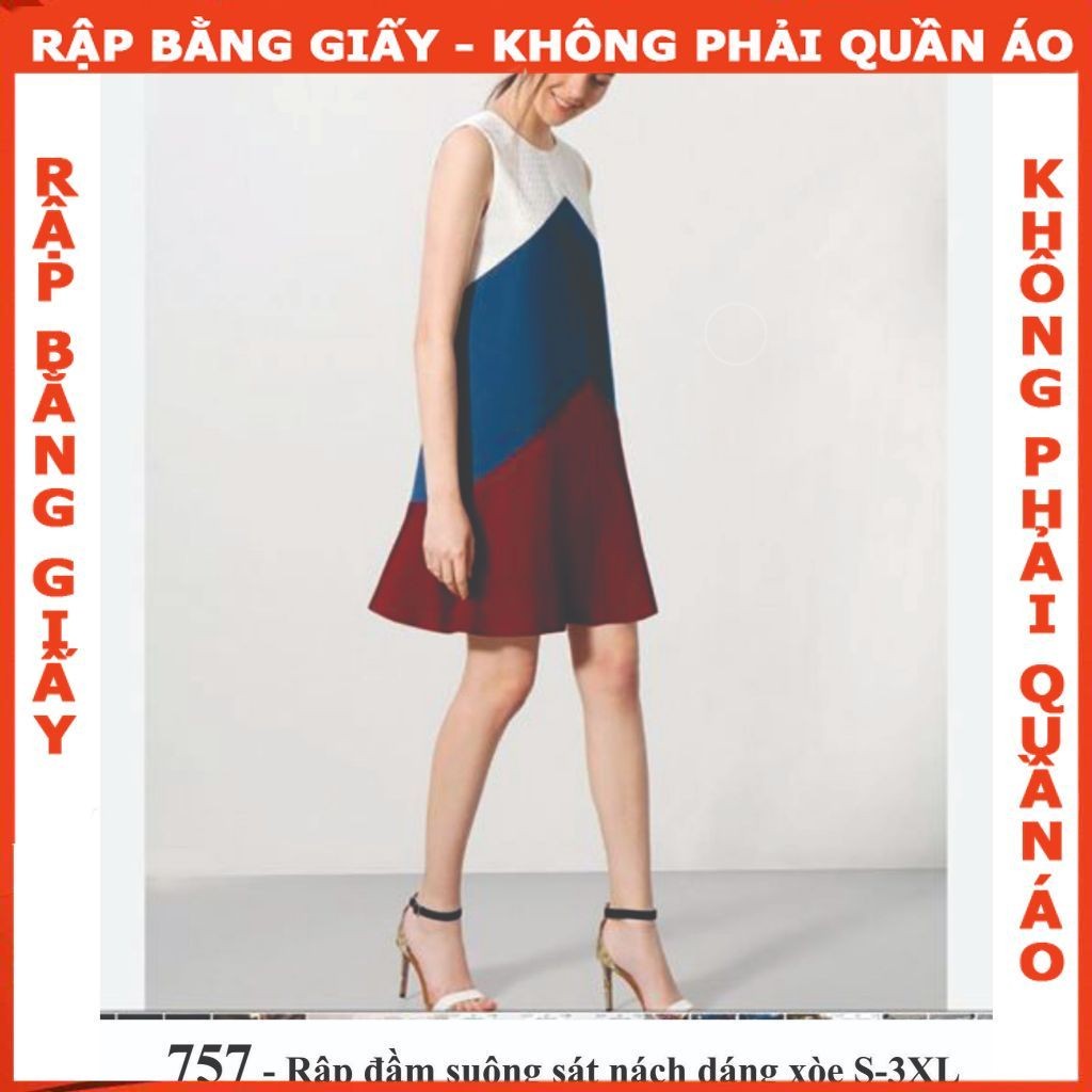 Rập giấy A0 mã 757- rập đầm suông