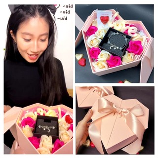 Quà valenitne cho nữ tặng người yêu quà tặng kỷ niệm tình yêu tặng bạn gái hộp trái tim cực xinh SM