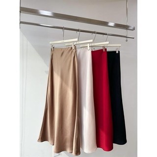 Chân váy dài lụa COCOBEBE MỘC SKIRT