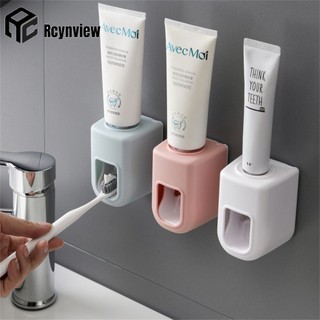 Máy phân phối kem đánh răng tự động Phụ kiện phòng tắm Giá đỡ bàn chải đánh răng cho phòng tắm gia đình Hộp đựng kem nha khoa Kem đánh răng Máy ép bàn chải đánh răng