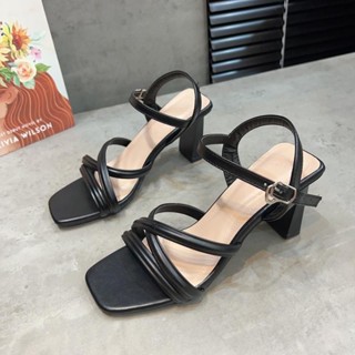 Giày Cao Gót Sandal Quai hậu khóa gài  - Giày Bánh Bèo mã QuaiHauCheo cao 5cm - 5p - 5 phân và 7cm 7P 7 Phân Nữ DéP