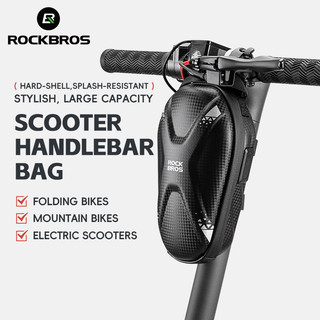 Rockbros túi tay lái xe đạp vỏ cứng chống thấm nước 1.3l dung tích lớn túi phản quang xe tay ga gấp xe đạp phụ kiện