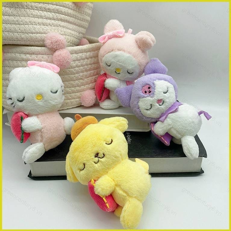 G6 Sanrio Ngủ Kuromi Giai Điệu Cinnamoroll Sang Trọng Búp Bê Quà Tặng Cho Bé Gái Mặt Dây Chuyền Móc Khóa Pochacco Purin Kitty Đồ Chơi