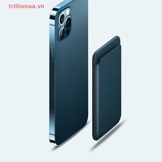 Trillionaa Cho Magsafe Từ Da Đựng Thẻ Ví Dành Cho IPhone 14 Pro Max 13 12 Túi Điện Thoại Bao Phụ Kiện Hấp Phụ Kiện VN
