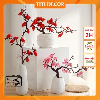 Cành Đào Decor, Hoa Giả Trang Trí Chụp Ẩnh Sản Phẩm, trang trí nhà cửa, cửa hàng TiTi decor