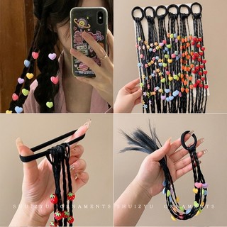 Mới bện nối dài tóc giả bím tóc giả y2k cô gái bím tóc giả tóc dài chiên bột xoắn bím bẩn bím tóc