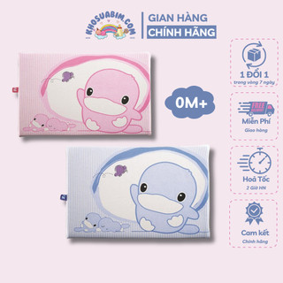 Bao gối thay thế gối cao su ku.ku duckbill 100% cotton mềm mã ku2061 29.5 x 43 x 2.5 cm