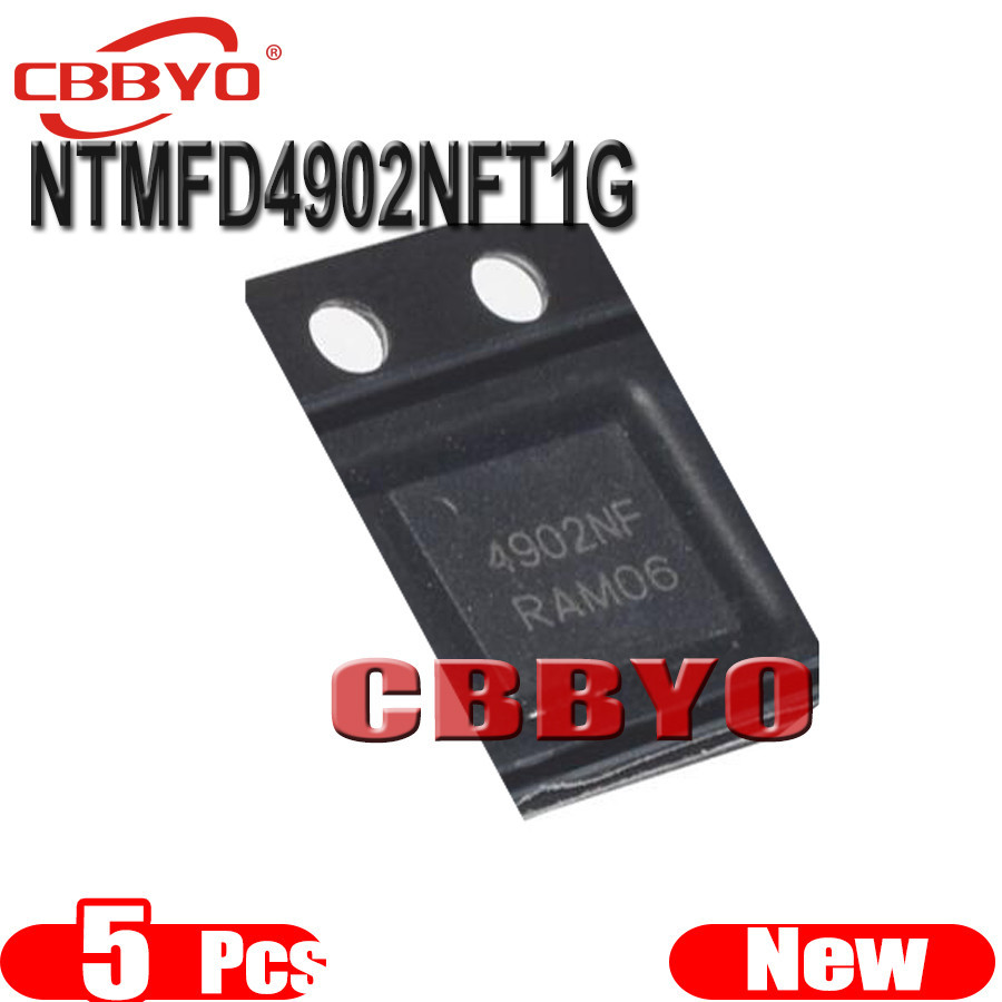 5 Chiếc Mới 4902NF NTMFD4902NF NTMFD4902NFT1G QFN-8
