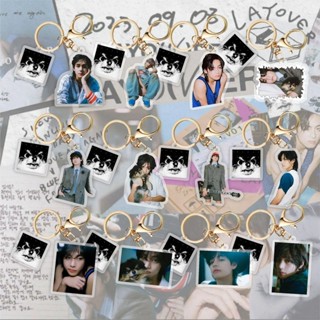 Móc khóa Kpop Idol Keychain Album Acrylic Taehyung V BTS fig Phụ kiện trang trí túi xách Balo