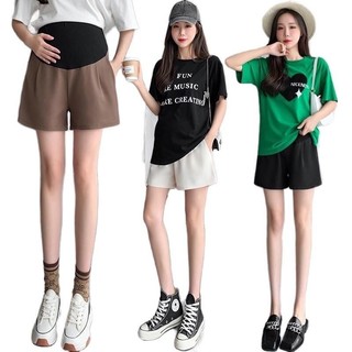 Quần ĐÙI BẦU thiết kế chất CHÉO HÀN mềm mại mát mẻ quần có đáp bụng tiện lợi Q26