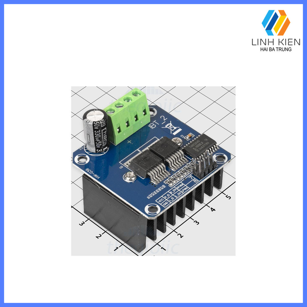 [Có sẵn] Module Điều Khiển Động Cơ BTS7960 43A