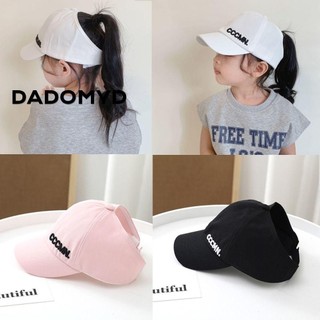 DADOMYD Trẻ Em Mũ Bóng Chày, Kem Chống Nắng Thoáng Khí Top Air Cap, Thể Thao Ngoài Trời Cotton Đuôi Ngựa Mũ Trẻ Em Bé