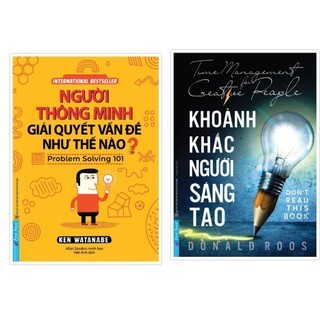 Sách - combo người thông minh giải quyết vấn đề như thế nào? + khoảnh khắc người sáng tạo - first news