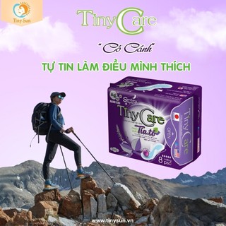 Băng vệ sinh TinyCare hàng ngày, không cánh, có cánh, dạng quần đêm chiết xuất từ tinh chất tía tô
