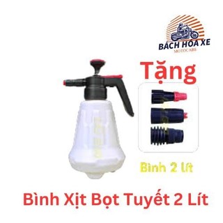 Bình Xịt Bọt Tuyết Nhập Khẩu Dung Tích 2 Lít -Tặng Kèm 2 Đầu Vòi