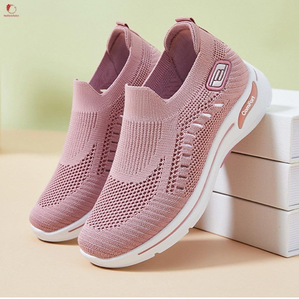 Giày thể thao Slip on Sock dành cho nữ Giày thể thao thoáng khí Slip on Sneaker