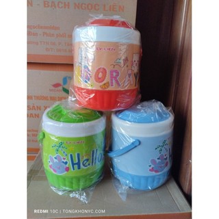 Bình đá 1 lít Hot trend màu mới, bình đá giữ lạnh, Bình lucky 1L