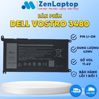 Pin Dell Vostro 3480 3481 3490 3491 3400 3401 5481 5490 5581 5480 5481 5491 5493 5584 5590 YRDD6