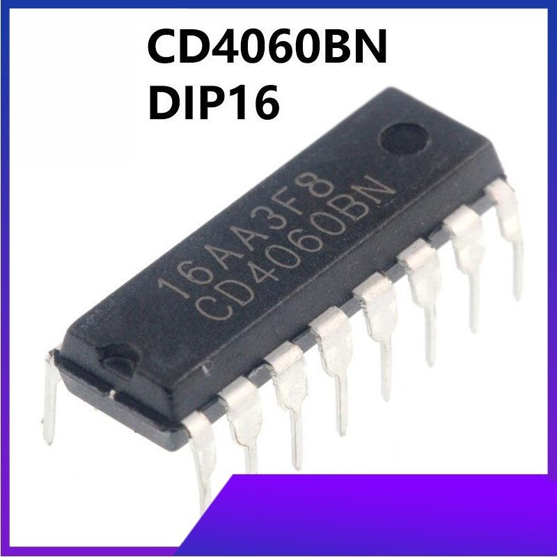 10 CHIẾC CD4060BE DIP-16 CD4060BN CD4060 4060BE 4060 DIP16 Chipset IC mới và chính hãng ❆ ❈