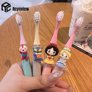 Trẻ Em Hoạt Hình Dễ Thương Bàn Chải Đánh Răng Kawaii Ultraman Bạch Tuyết Lọ Lem Bảo Vệ Bàn Chải Đánh Răng Bé Chăm Sóc Răng Miệng Bàn Chải Đánh Răng