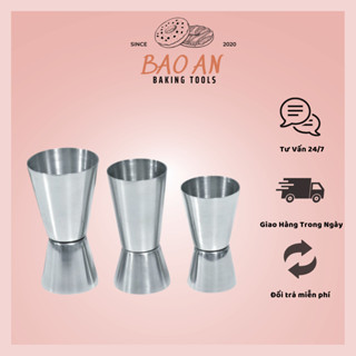  Ly đong định lượng pha chế Jigger bằng Inox 304 