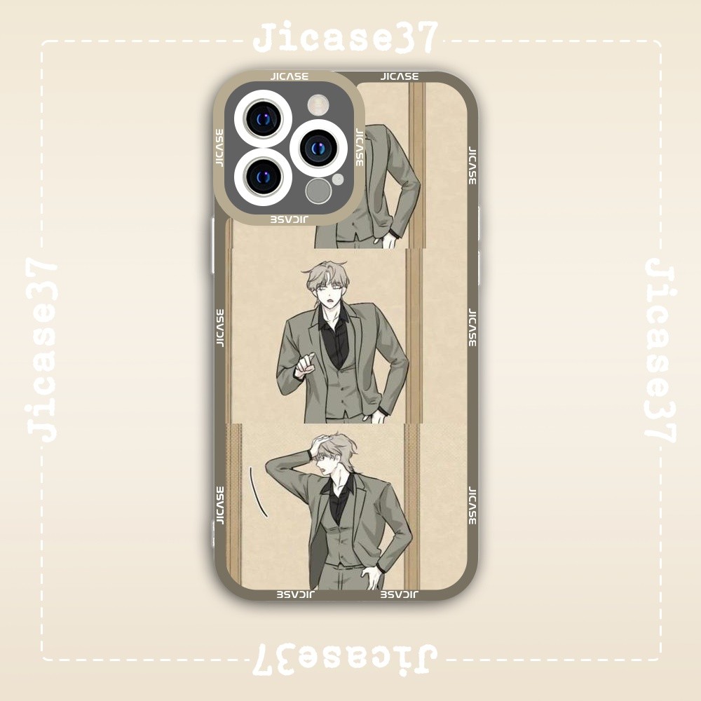 Ốp lưng iPhone Cạnh Vuông Samsung Xiaomi Oppo Manhwa boylove Low tide Đêm bên bờ biển nhân vật Tae J