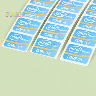 Sticker Logo Dán Laptop Intel Core i3 i5 i7 Mới