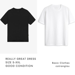 Áo thun trơn unisex nam nữ basic cổ tròn cotton áo phông dễ phối đồ