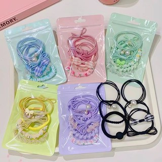 Dây cột tóc thắt nơ phong cách công chúa đơn giản dễ thương thời trang