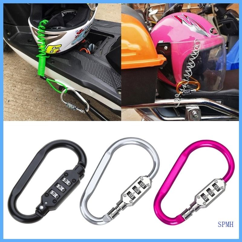 Siêu Mật Khẩu Khóa Carabiner Ba Lô Phòng Tập Gym Khóa Hành Lý Chữ D Kh